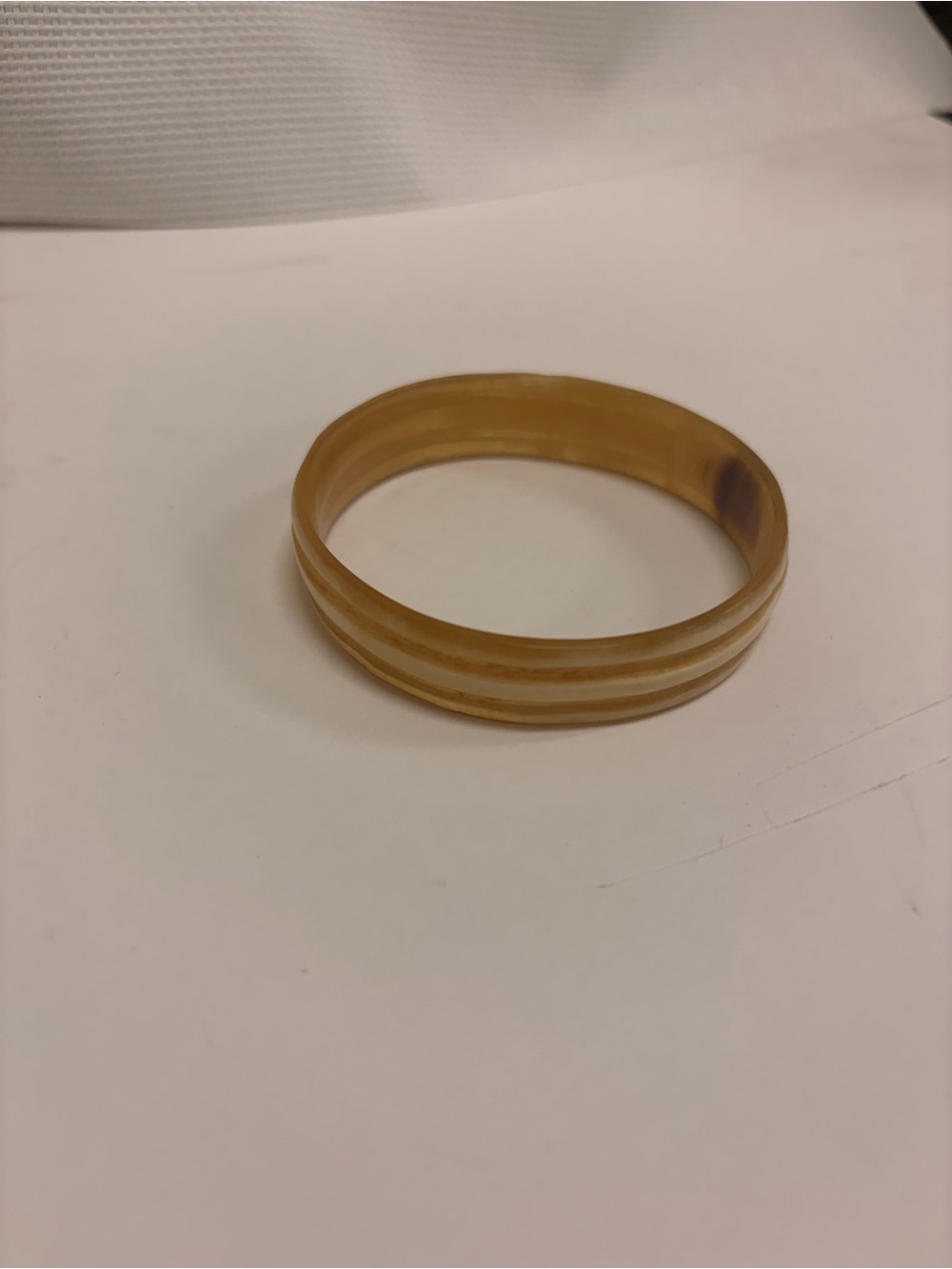 Vintage horn Bangle Bracelet